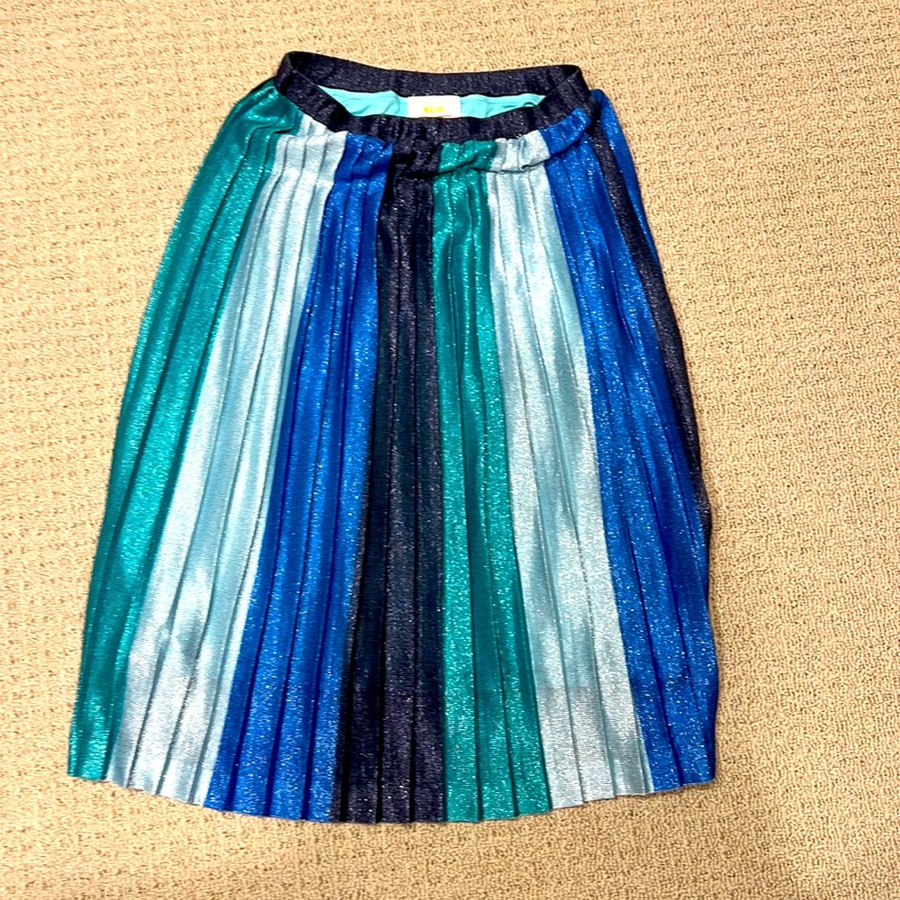 Anthropologie Maeve Blue sparkle skirt- new, never worn